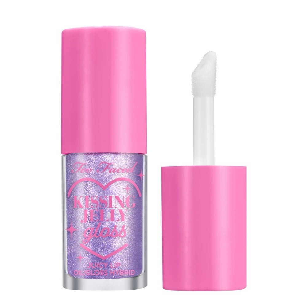 🔥 $12 Too Faced Kissing Jelly Gloss in Sweet Taffy - Picture 6 of 11
